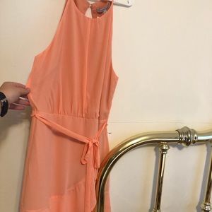 Peach dress